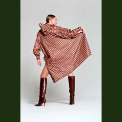 Rainkiss Regn Poncho Damier