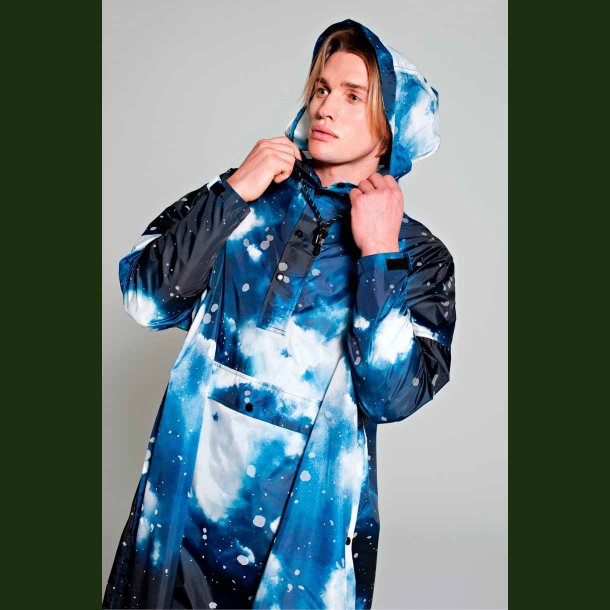 Rainkiss Regn Poncho Starry Night