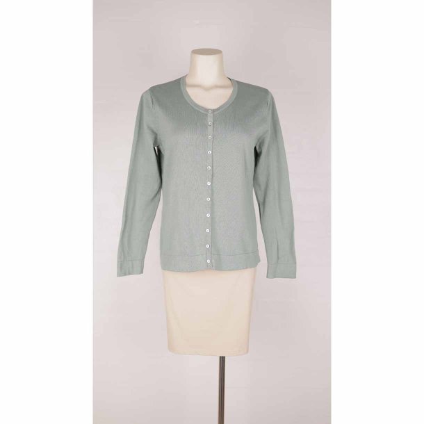 Cardigan fra Peter Hahn str. 44, salviegrn (1)