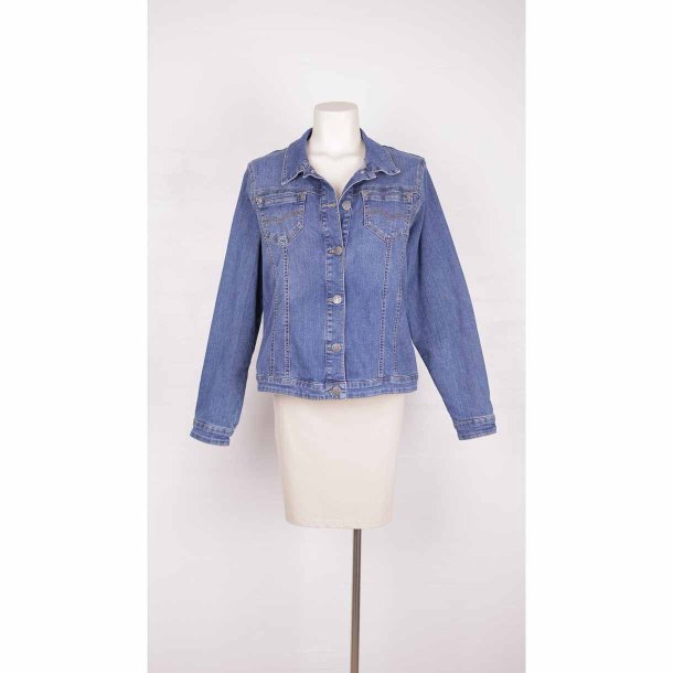 Blue daisy Cowboy jakke str L  (10)