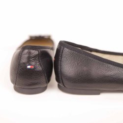 Tommy Hilfiger sort skind ballerina NY! str. 41 (N100)