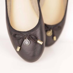 Tommy Hilfiger sort skind ballerina NY! str. 41 (N100)