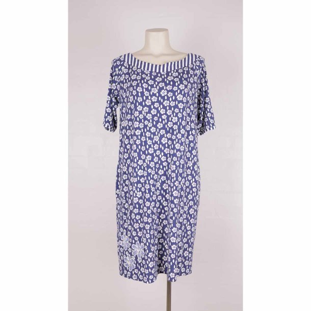du milde bl viscose jersey kjole model ELLA str M (13)