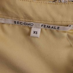 Second Female smuk guld skjortebluse pallietter XS (13)