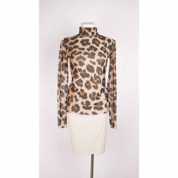 CR&Acirc;S leo mesh bluse m rullekrave NSN str. 36 (13)