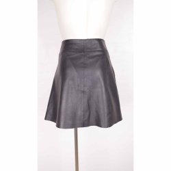 Selected Femme kort skind ndl. A-snit NSN str.34 (13)