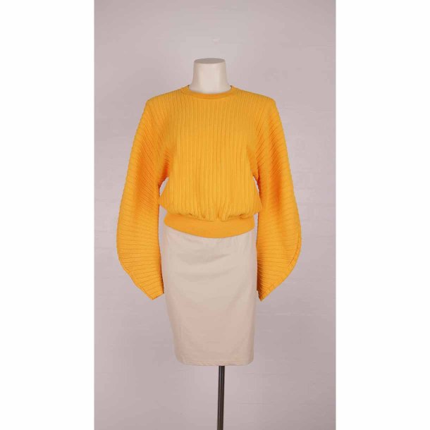 Gestuz kort orange strik flagermusrme visc. S (13)