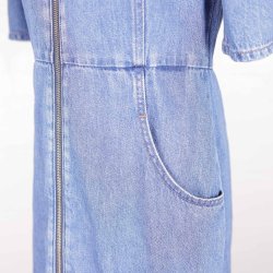 Gestuz denim dress m zip/lommer NSN G45 str.S (13)