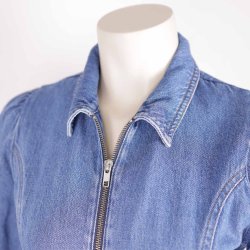 Gestuz denim dress m zip/lommer NSN G45 str.S (13)