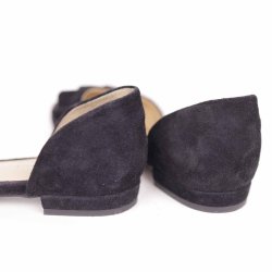 Copenhagen Shoes sort ruskind flad sko str. 37 (13)