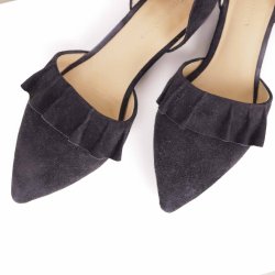 Copenhagen Shoes sort ruskind flad sko str. 37 (13)