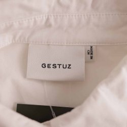 Gestuz klassisk hvid skj kraftig mat cotton 34  (13)