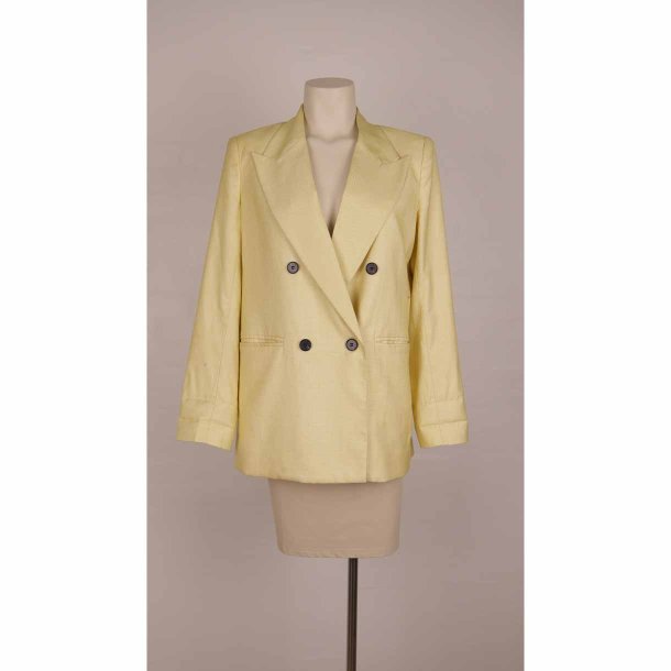 Co&acute;Couture light gul long blazer NSN G50cm XS (13)