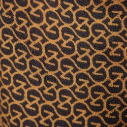 Gestuz kort lille bluse brun/sort logo mnster 34 (13)