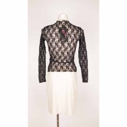 Blonde body bluse sort elastisk XS/small  (13)