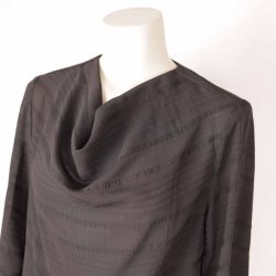 INwear sort fin bluse m vandfald v hals poly 34 (13)