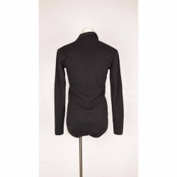 Gestuz sort body bomuld/uld fin strik str. S (13)