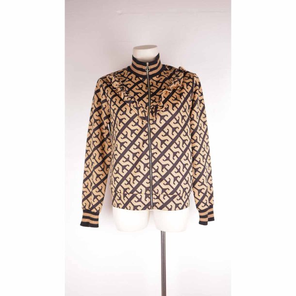 Sofie Schnoor Cardigan brun/sort str. M (16)