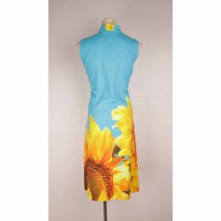 Margot kjole A-snit solsikke cottonmix G 2x49 XL (16)