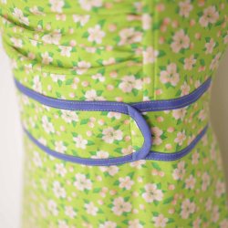 MARGOT kjole ko bomuld lime G 2x 46cm M (16)