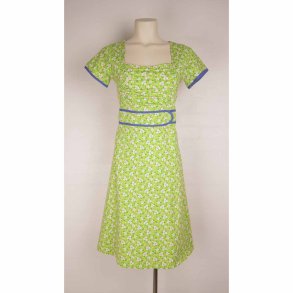 MARGOT kjole ko bomuld lime G 2x 46cm M (16)