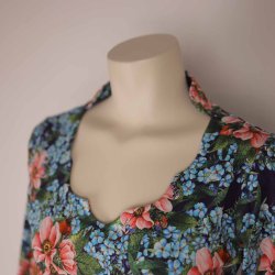 Margot flower dress kocotton G 2x 46cm L (16)