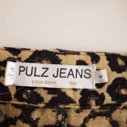 PULZ kraftig kort nederdel leo poly. talje 2x 44 L (16)