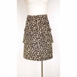 PULZ kraftig kort nederdel leo poly. talje 2x 44 L (16)