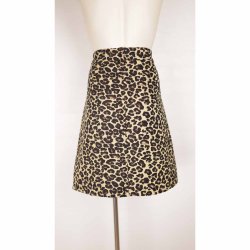 PULZ kraftig kort nederdel leo poly. talje 2x 44 L (16)