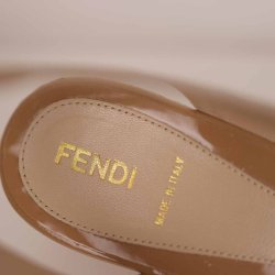 FENDI slingback sommer sandal kork kilehl NY! 40 (16)