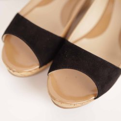 FENDI slingback sommer sandal kork kilehl NY! 40 (16)