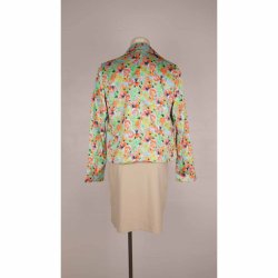 MAPP kort blazer grn m flowers polymix NY! (16)