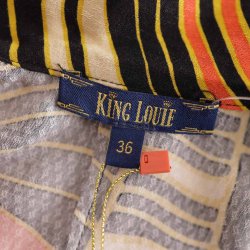 King Louie maxi dress 100% viscose NY! G47 36 (16)