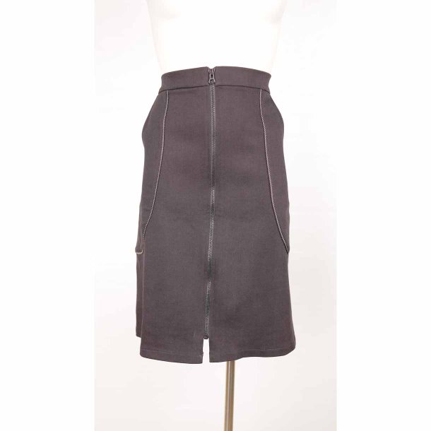 Margot nederdel slim NY! sort viscosepunto XL (16)