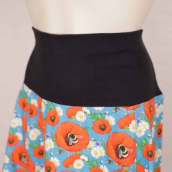 Margot nederdel m sving NY! bomuldsjersey L (16)