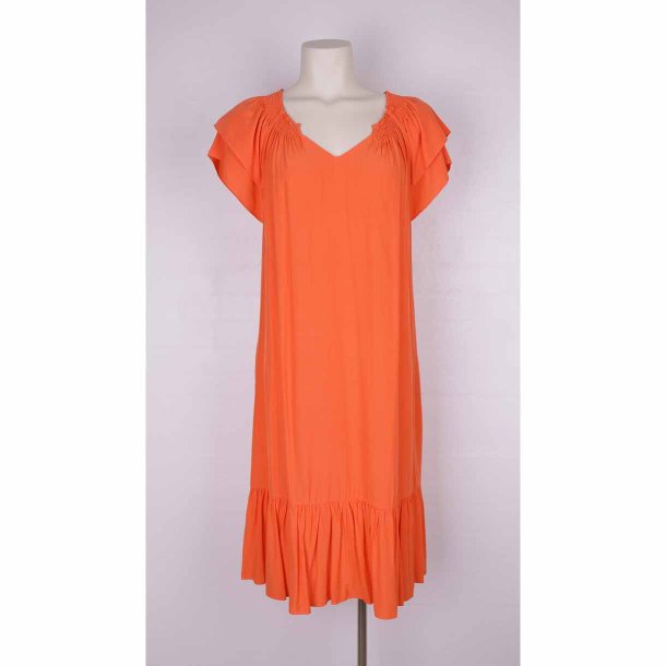 Co&acute;Couture kjole viscose/poly koral G2x58cm M   (18)