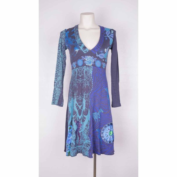 Desigual kjole bl nuancer GMB bomuld G43 M (18)
