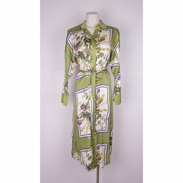 Flora Danica midi skj kjole fed viscose NY G56 M (18)