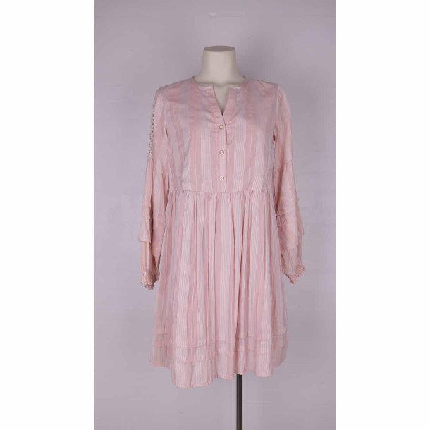 Gossia kjole m vidde rosa NSN poly/viscose S (18)