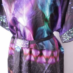 Creton kjole m pallietter NY! polymix G68 str L (19)