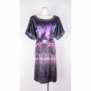 Creton kjole m pallietter NY! polymix G68 str L (19)