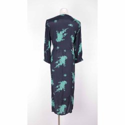 Kaffe midi kjole viscose GMB sort/grn G58 str44 (19)