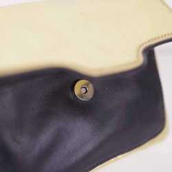 Lola Ramona clutch black/gold vegan 19x16cm  (19)