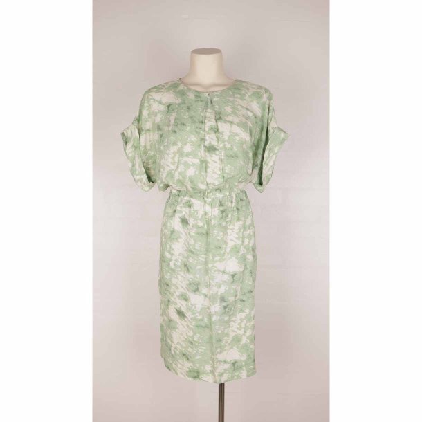 Noa Noa kjole viscose batik elastik i taljen str L (19)
