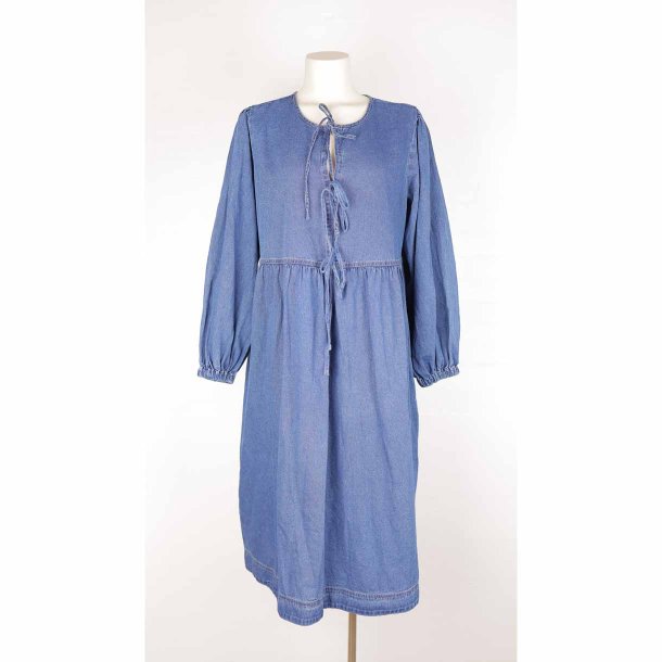 NEXT denim dress m vide og snrre p front NY! 44 (19)