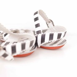 Lola Ramona flad sommer sandal black/wh vegan 40 (19)