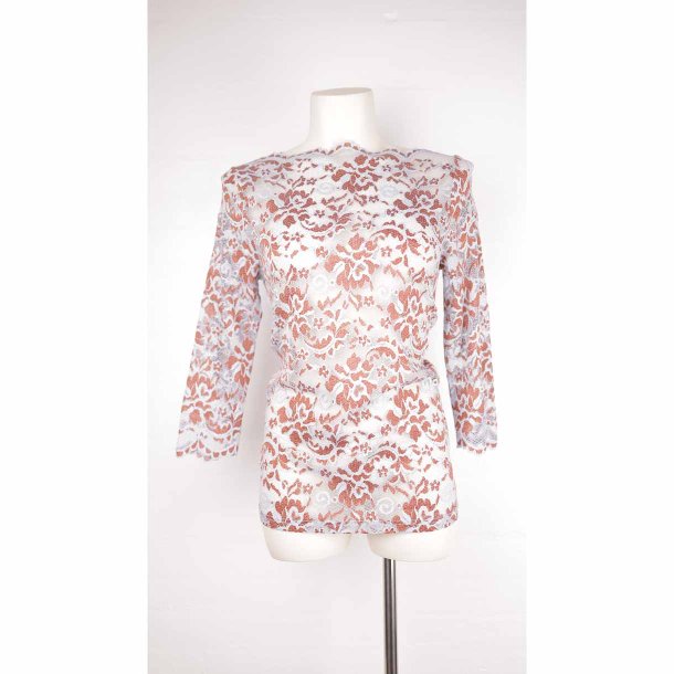 Ganni blonde top 3/4 rme som ny str. 38 (19)