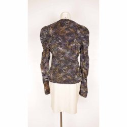 SKFK bluse sort med print 2XL (2)