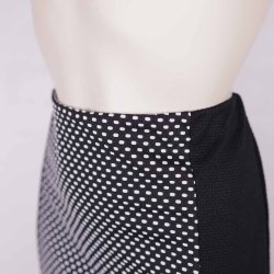Pencil skirt sort/hvid XL (2)