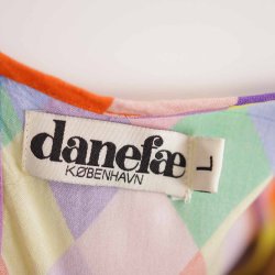 Danef harlekin bluse str L (2)